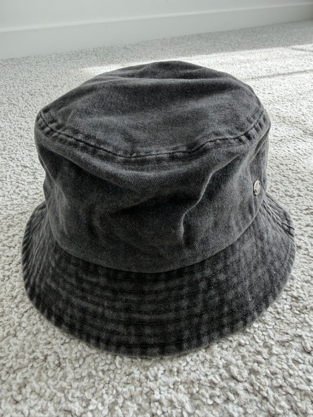 Charcoal Black Bucket Hat
